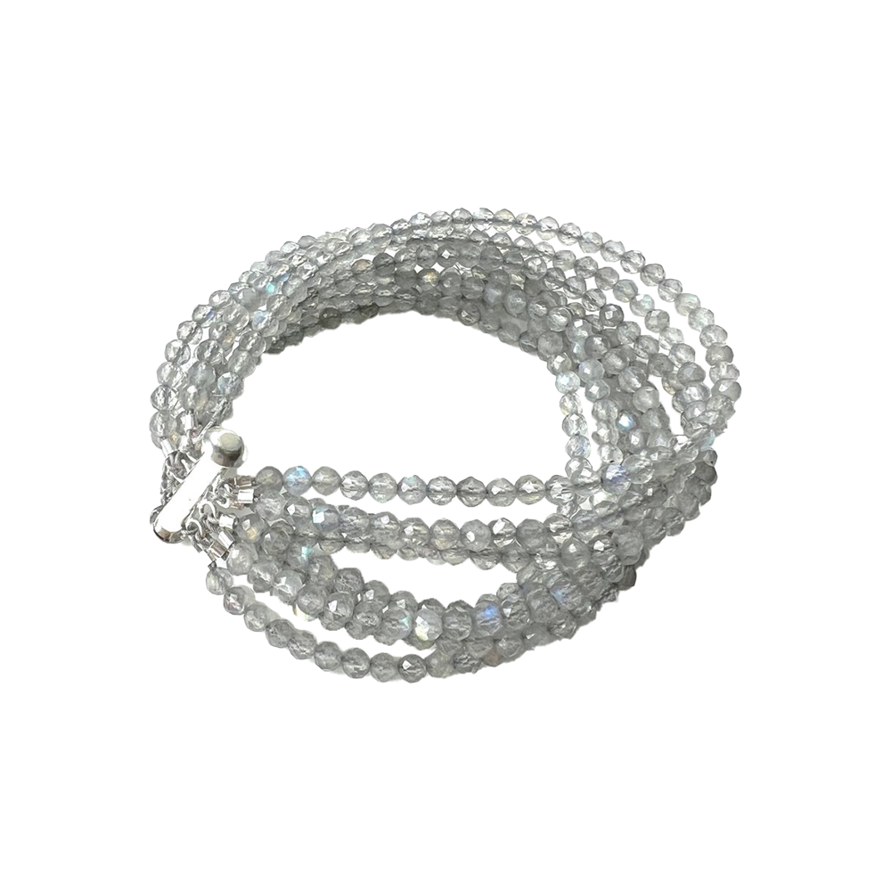 Faceted Labradorite Cuff