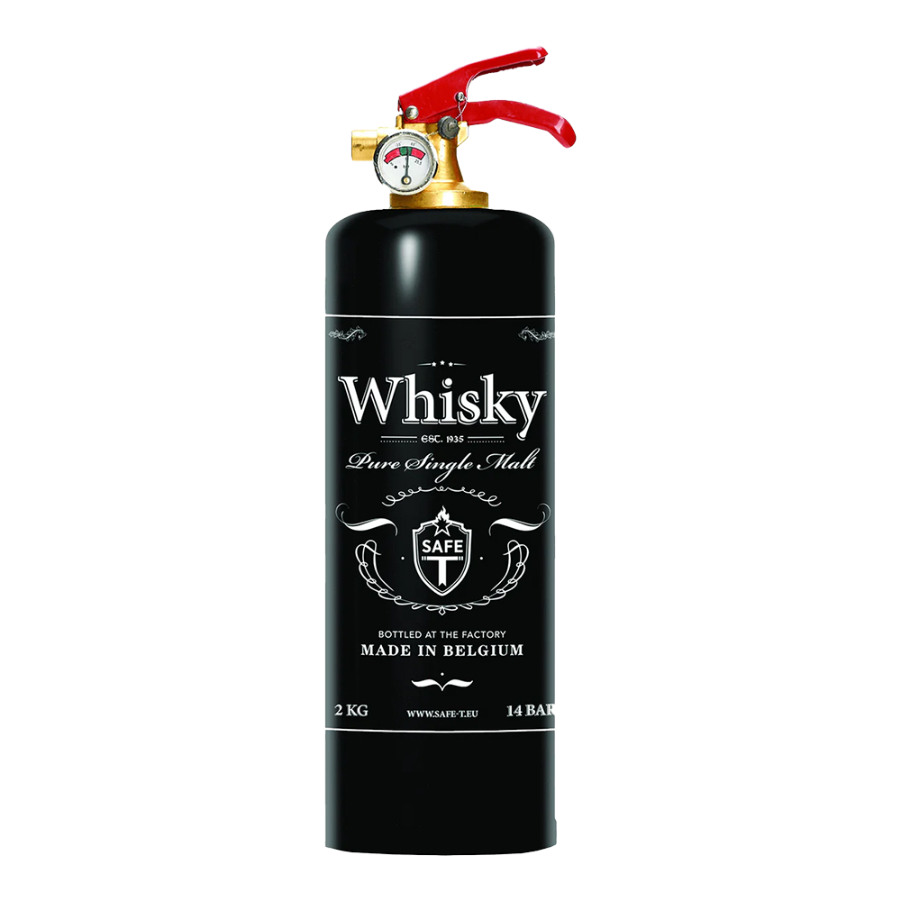 Whiskey Fire Extinguisher and Bracket