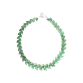 Green Quartz Leaf Necklace