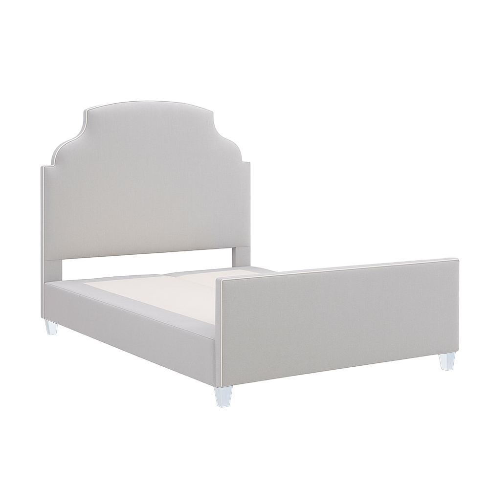 Queen Aspen Platform Bed with Footboard