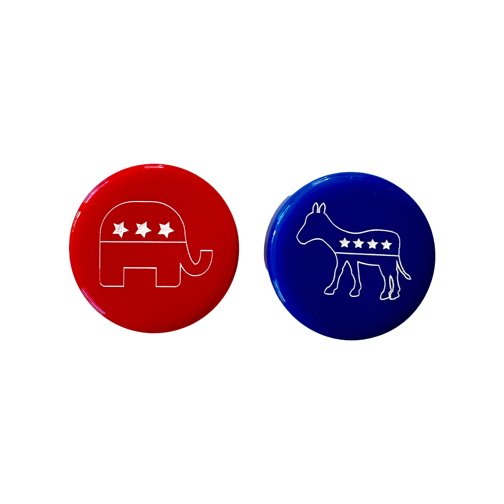 Backgammon Men - Republican & Democrat