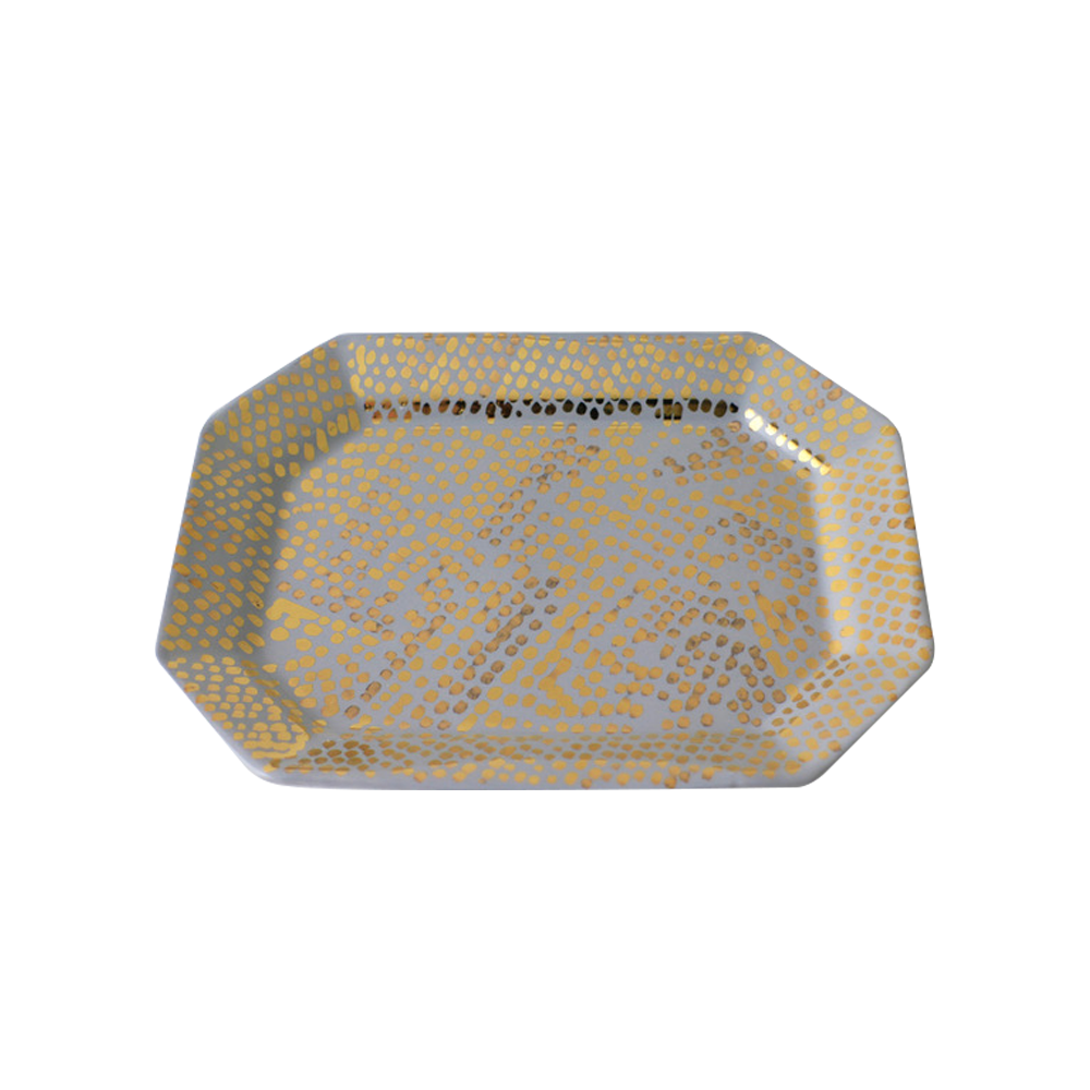 Paul Schneider Dappled Silver/Gold Lustre Tray