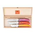 Set of 3 Cheese Knives Box Set - Pinks