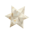 Star Sculpture  - White Bone