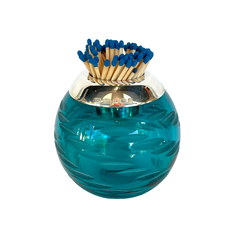 Medium Sterling Matchstrike - Peacock / Diagonal