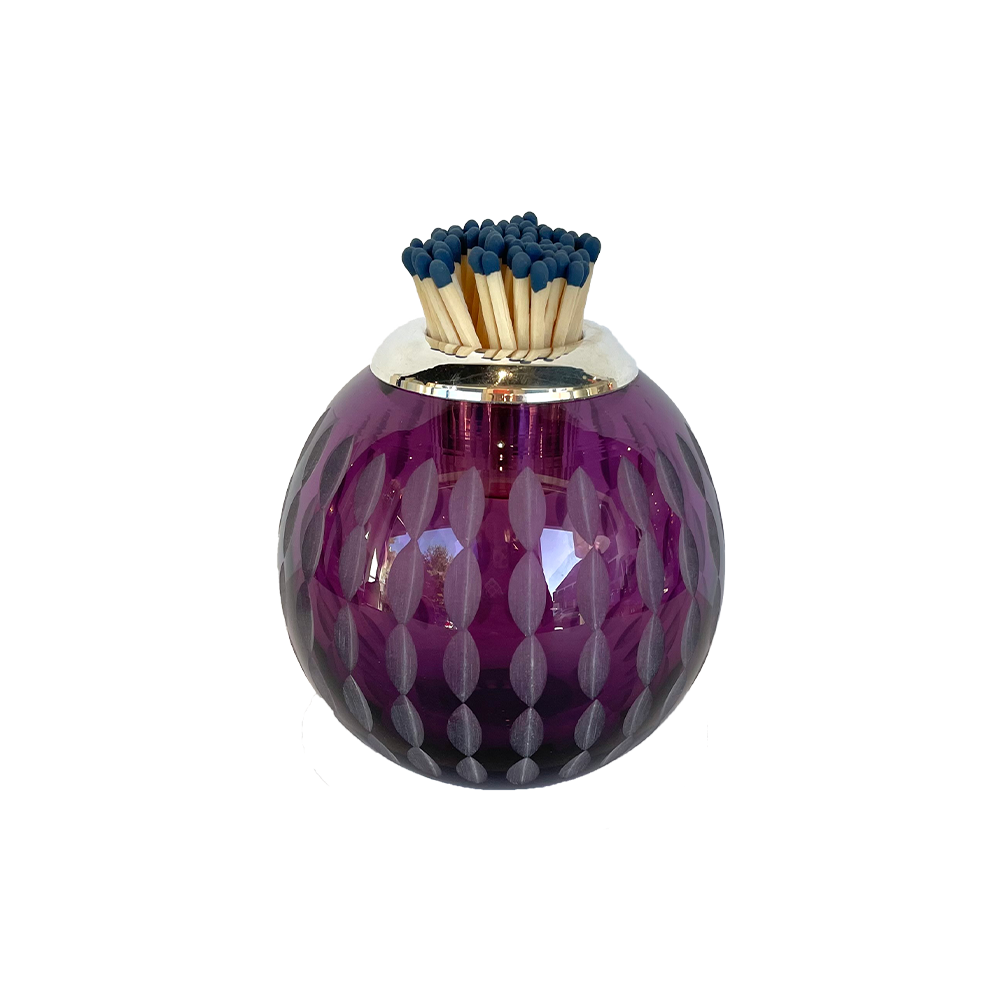 Small Sterling Matchstrike - Amethyst / Splits