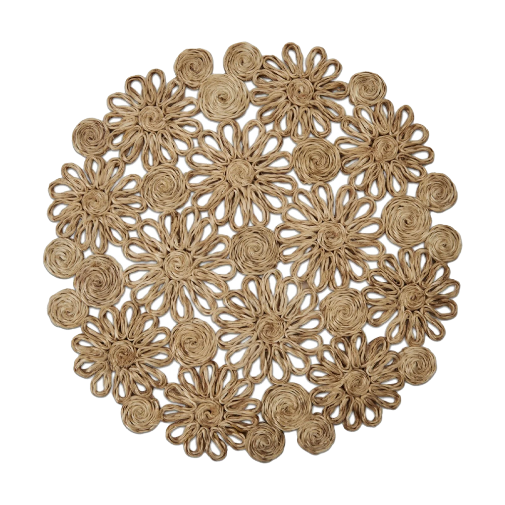 Floral Abaca Placemat - Set of 4