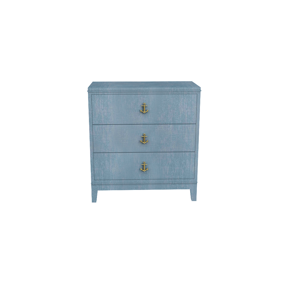 Tini Neverland Nightstand Denim Blue Finish