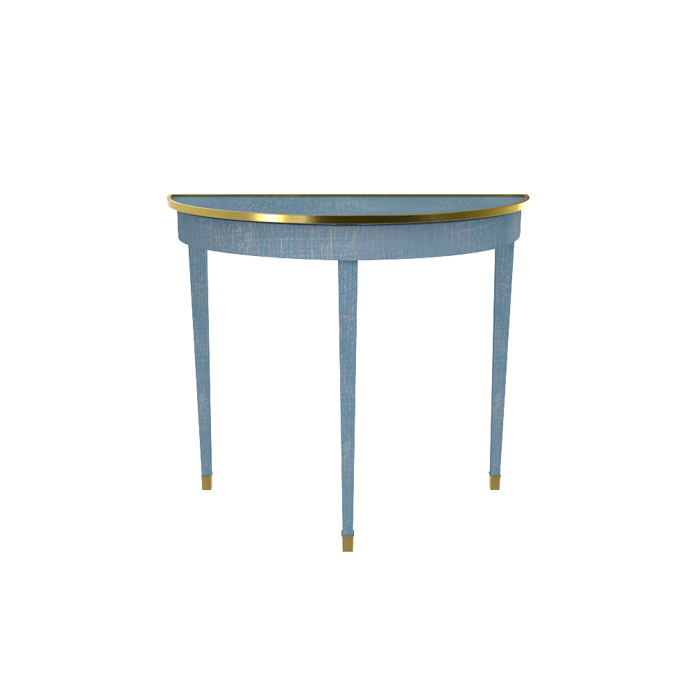 Chatham Demi Lune in Denim Blue Finish