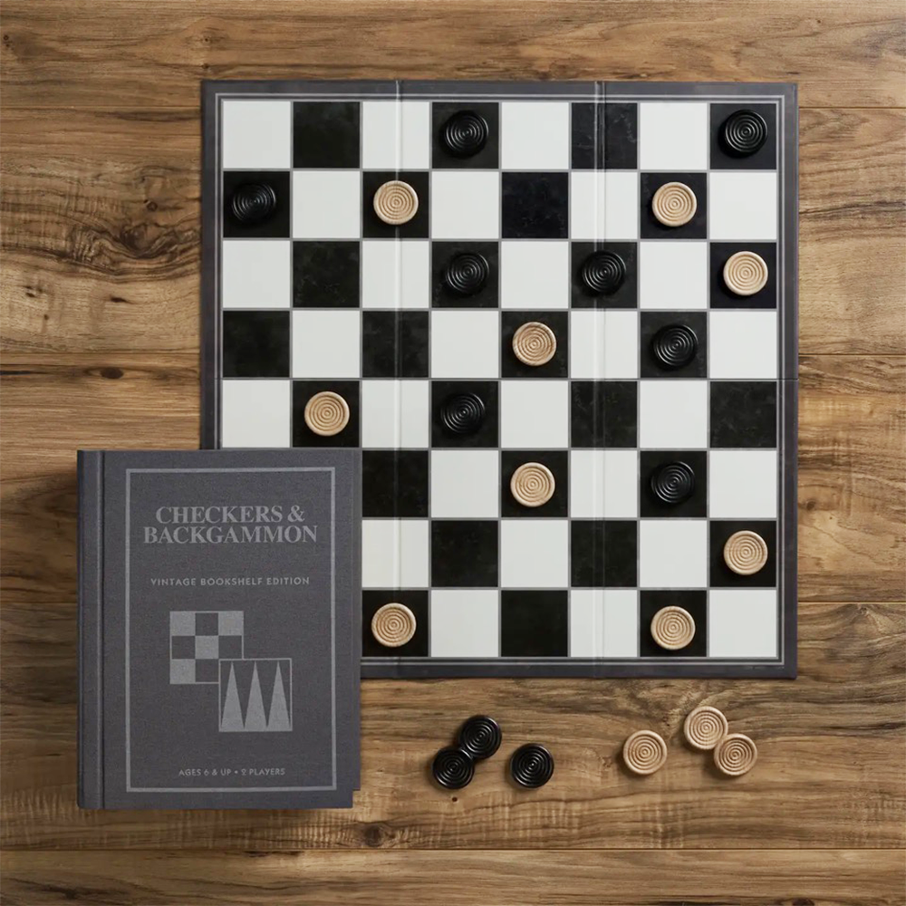 4-Pack Vintage Bookshelf Assortment of Classic Board Games