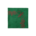 Emerald Henna Embroidered Napkins Set of 8
