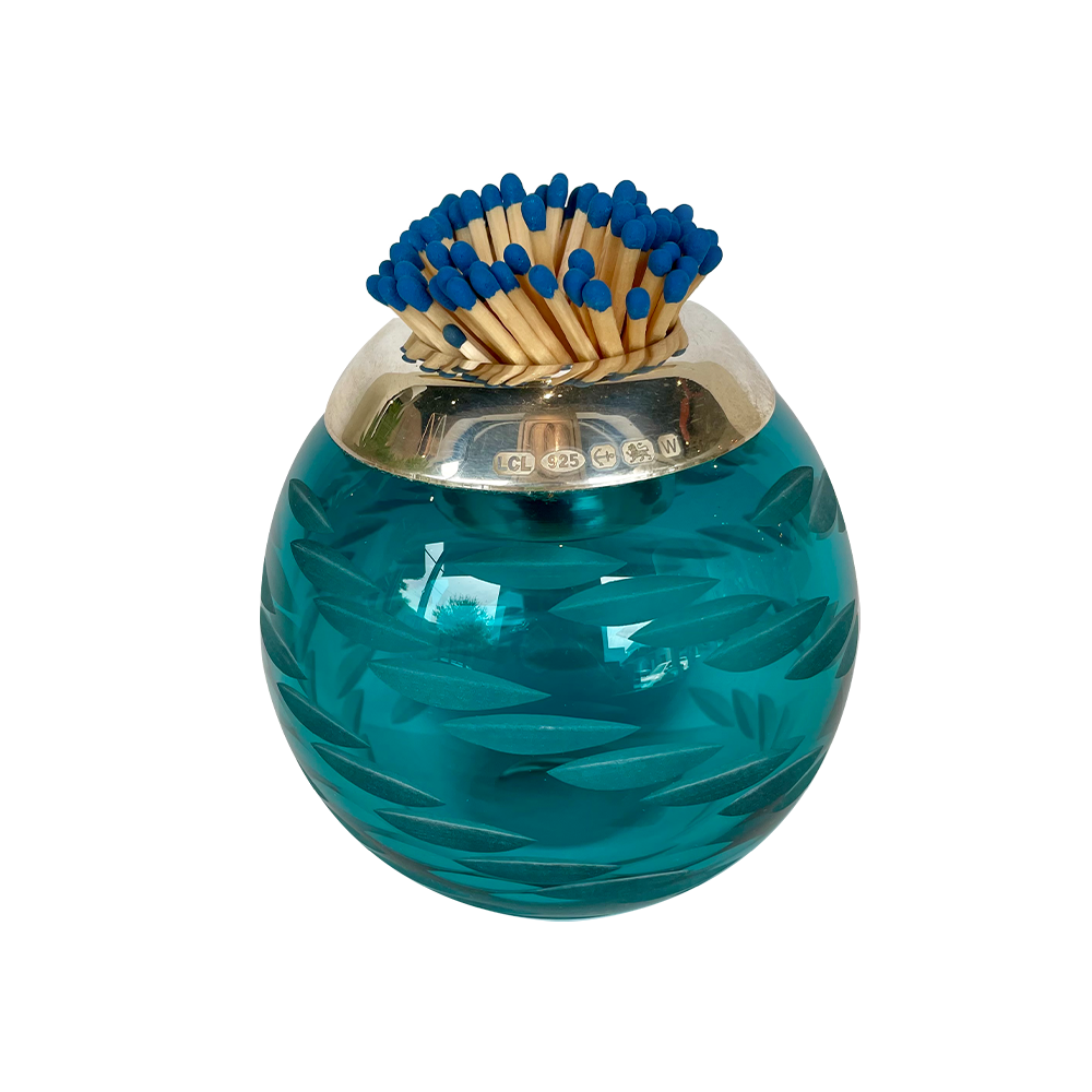 Medium Sterling Matchstrike - Peacock / Diagonal