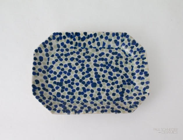 Paul Schneider Dappled Blue/Green Tray